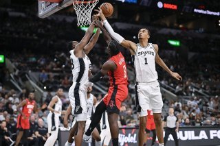 Victor Wembanyama continue d'impressionner en présaison NBA KEYSTONE/AP/Darren Abate